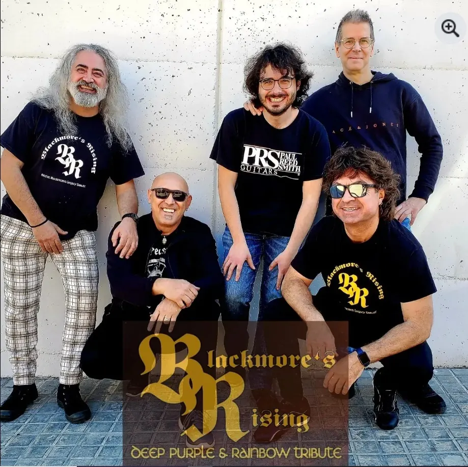 Albert con la banda Blackmore's Rising, tributo a Deep Purple y Rainbow